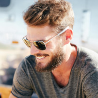 Randolph Aviator Matte Black Sunglasses