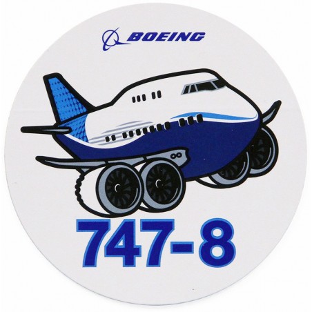 Boeing 747-8 Pudgy Sticker