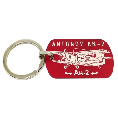 Engraved aluminium keyring...