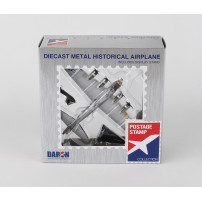 Macheta Postage Stamp Boeing B-17 Flying Fortress U.S. Army Air Forces USAAF "Liberty Belle" Scare 1:155