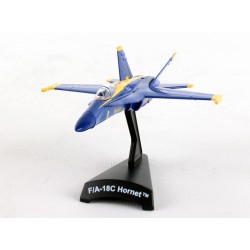Macheta Postage Stamp McDonnell Douglas F/A-18C Hornet U.S. Air Force USAF "Blue Angels" Scara 1:150