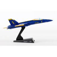 Macheta Postage Stamp McDonnell Douglas F/A-18C Hornet U.S. Air Force USAF "Blue Angels" Scara 1:150