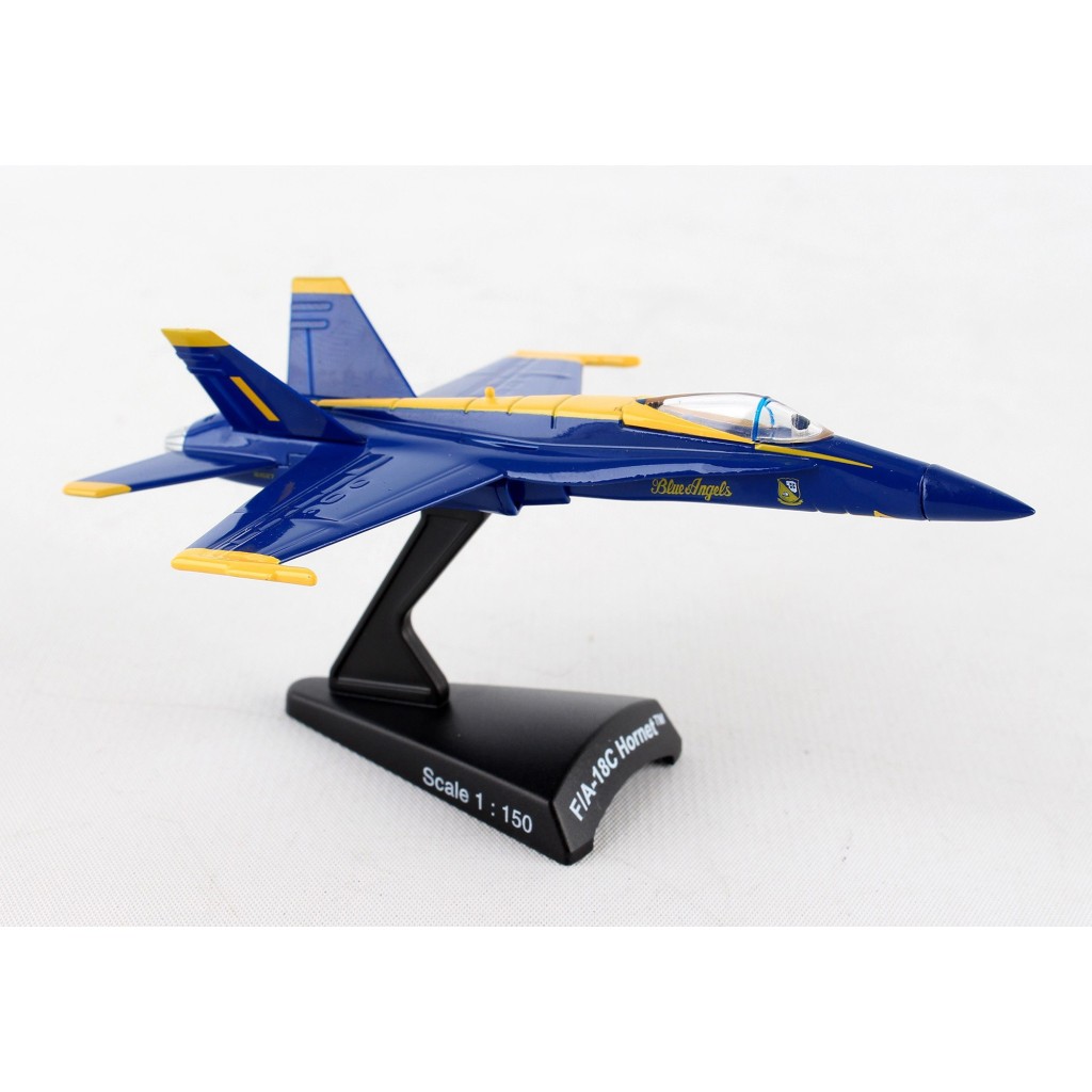 Macheta Postage Stamp McDonnell Douglas F/A-18C Hornet U.S. Air Force USAF "Blue Angels" Scara 1:150