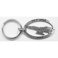 Keyring MiG-21 LanceR - ROAF - ellipse