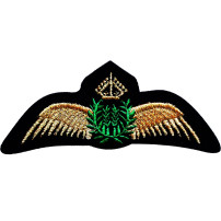 Emblema brodata Civil Pilot Gold Wings