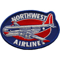 Emblema brodata Northwest Airlines